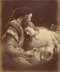 Der Abschied von Sir Lancelot und Königin Guinevere